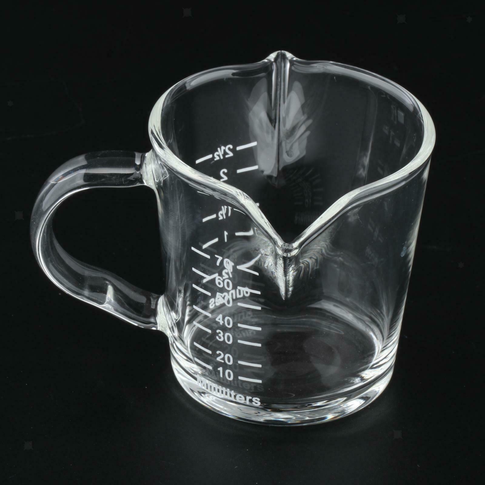 Multifunctional Coffee Glass Measuring Cup Ounce Cup Drink Shaker Coffee 6x6cm