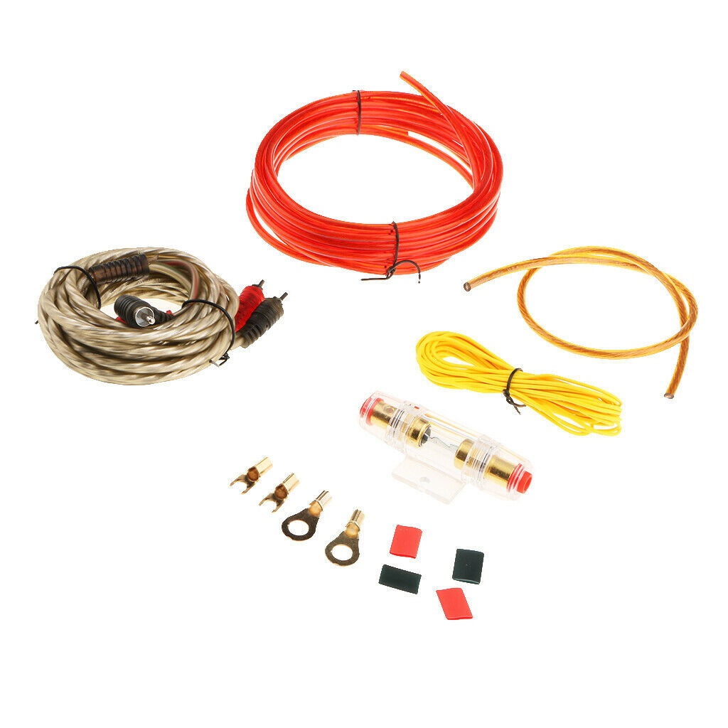 Great Performance Car Amplifier Wiring Kit Audio Subwoofer Power AGU FUSE