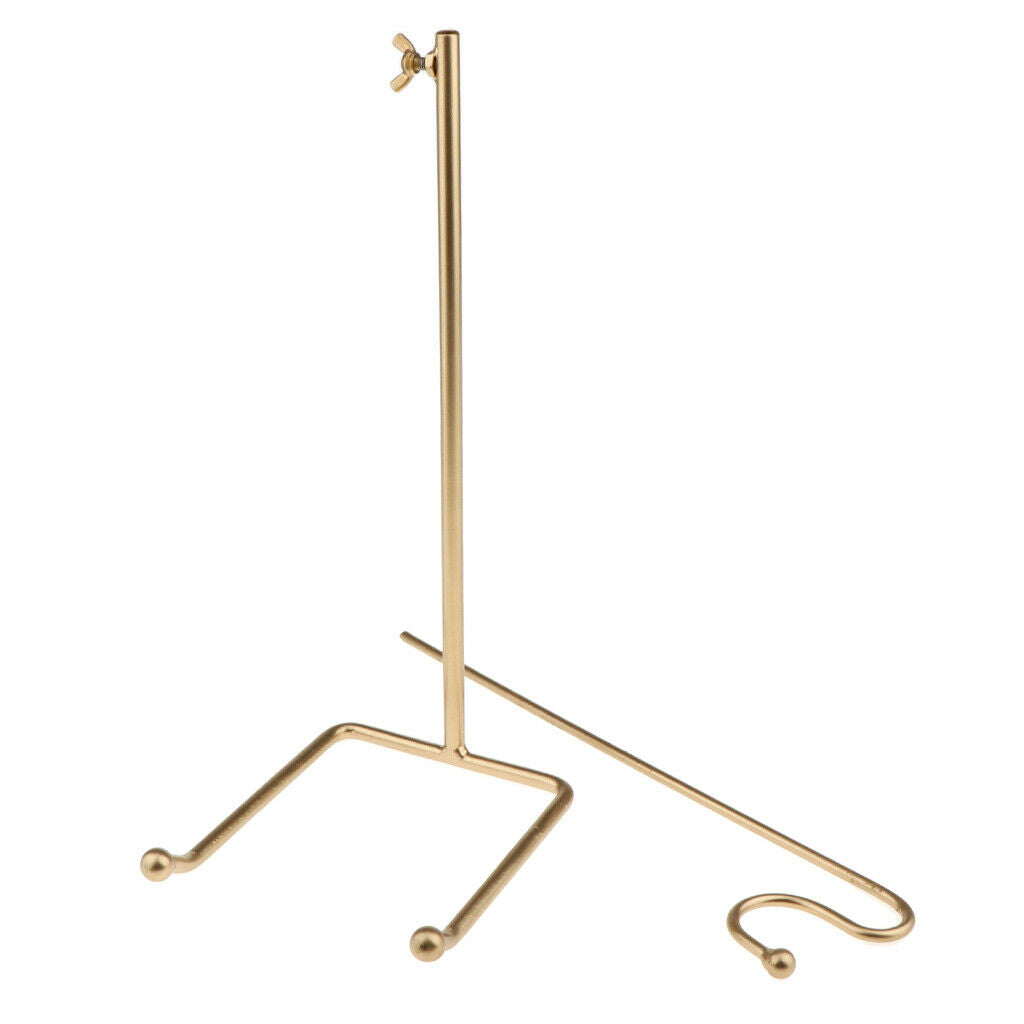 Stainless Stable Adjustable Handbag Scarf Display Stand Rack Bag Purse Shelf
