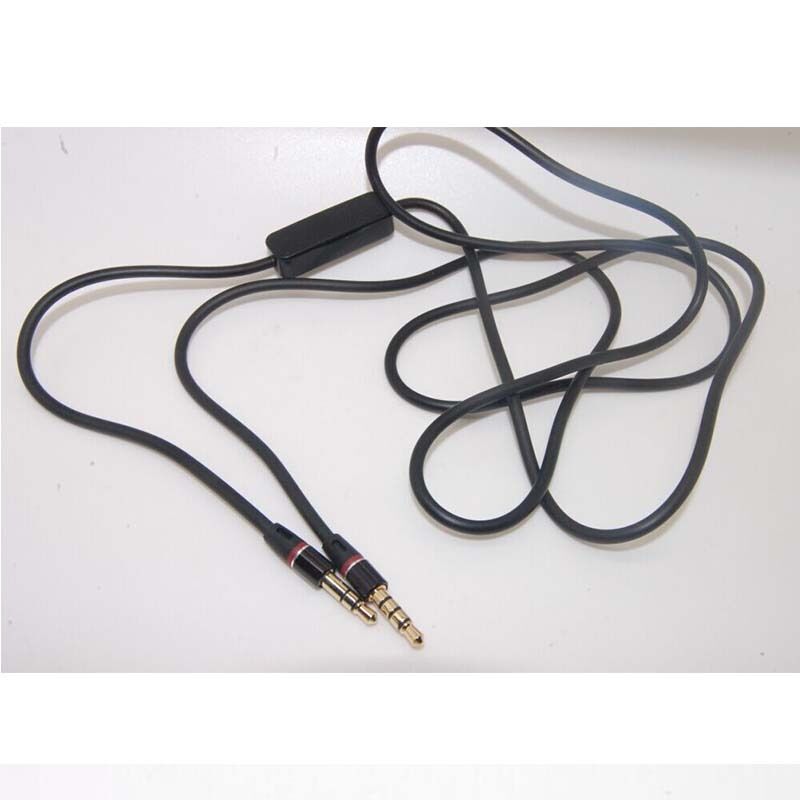 3.5mm 1/8" Audio Cable Car AUX Cord w MIC For Ear Force Over-Ear Headphone gm