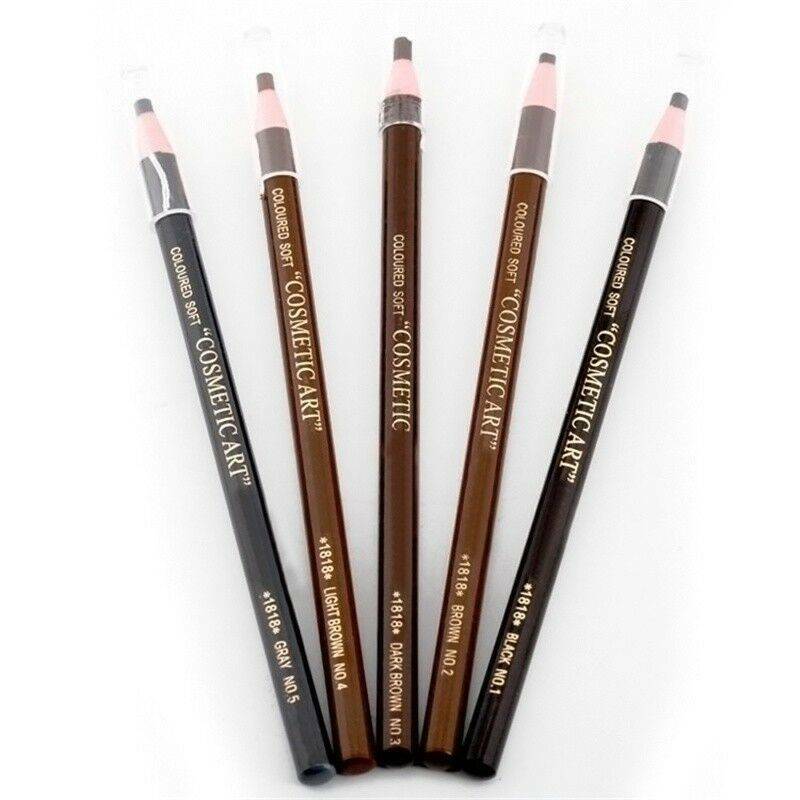 4 Eyebrow Pencil Tattoo Makeup Microblading Outlining Waterproof Permanent Liner