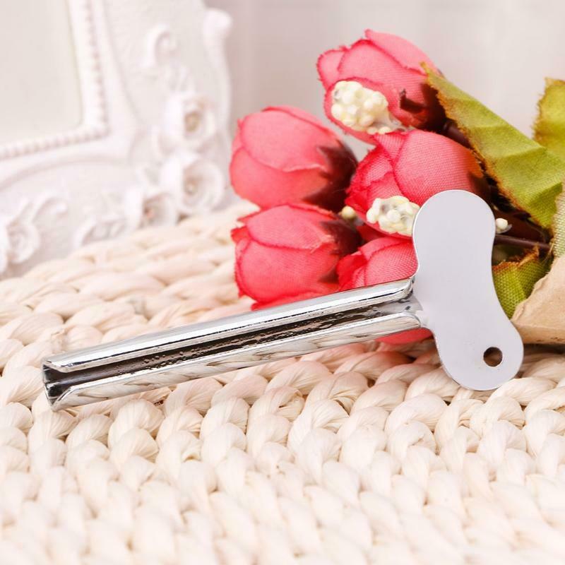 Stainless Iron Metal Tube Toothpaste Hair Color Dye Cosmetic Oil Paint Squeezer