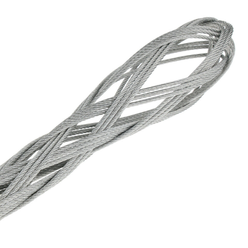 Galvanized Steel Cable Grip Pulling Socks 25-50mm Cable Puller 1.2m Length
