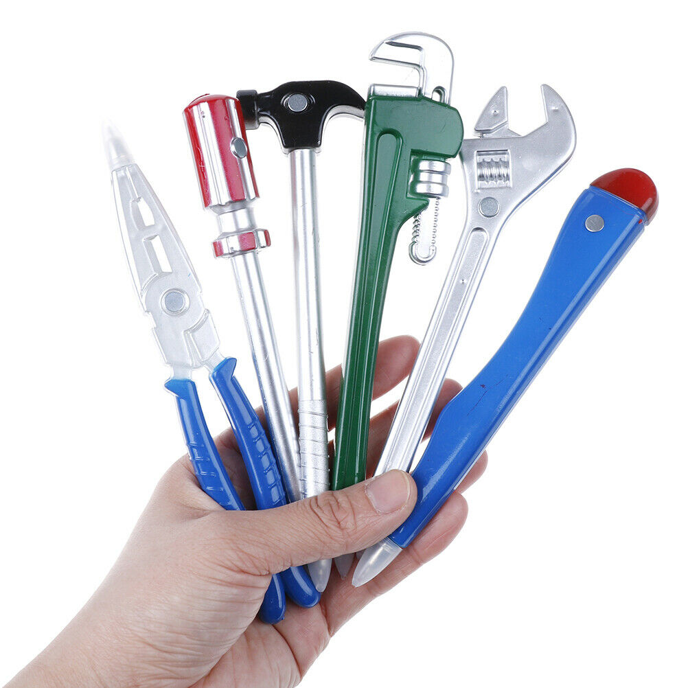 6Pcs Novelty tool pens set for school office student supplies gift kid to.l8