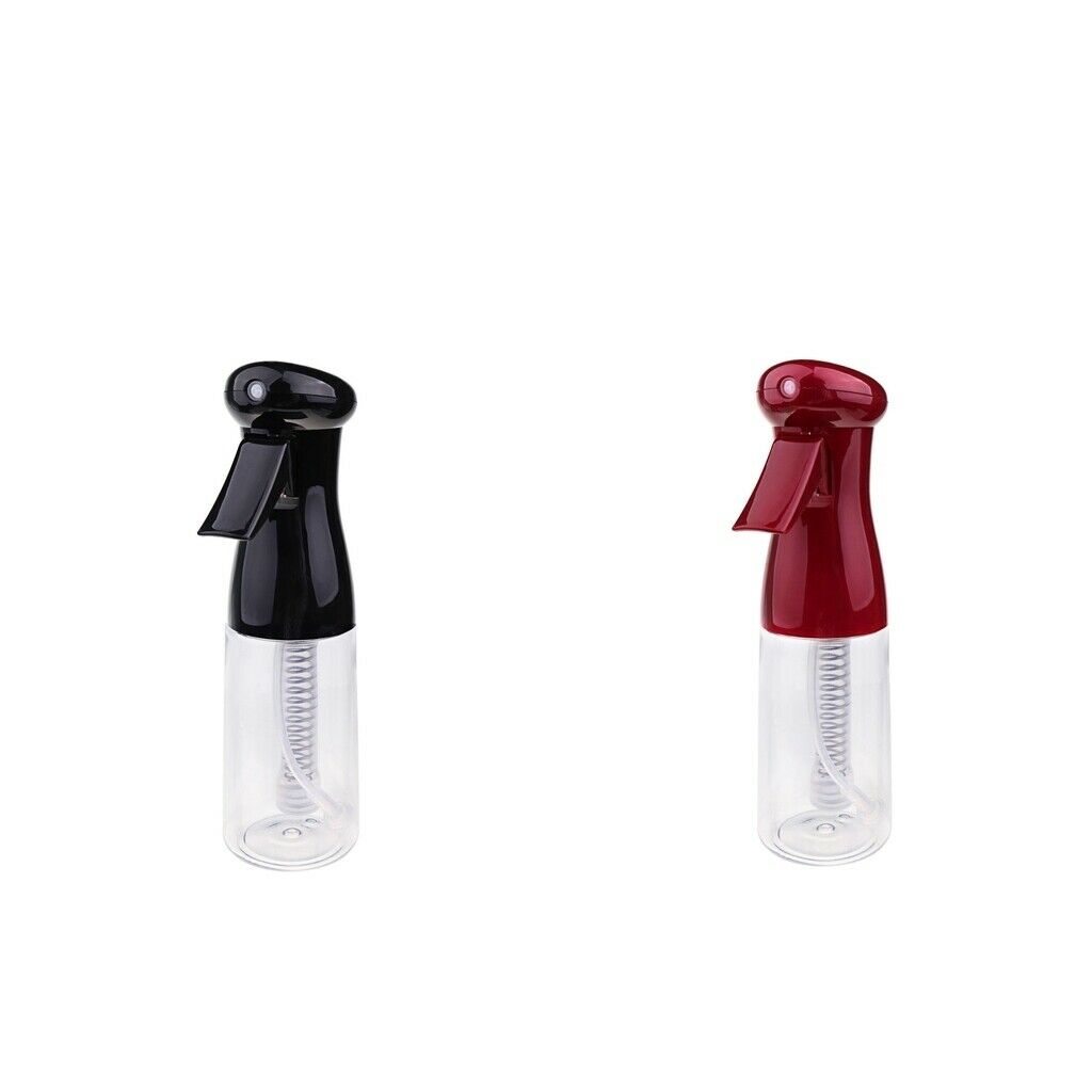Set of 2 Empty Hair Mist Spray Bottle Water Sprayer for Hairstyling Misting