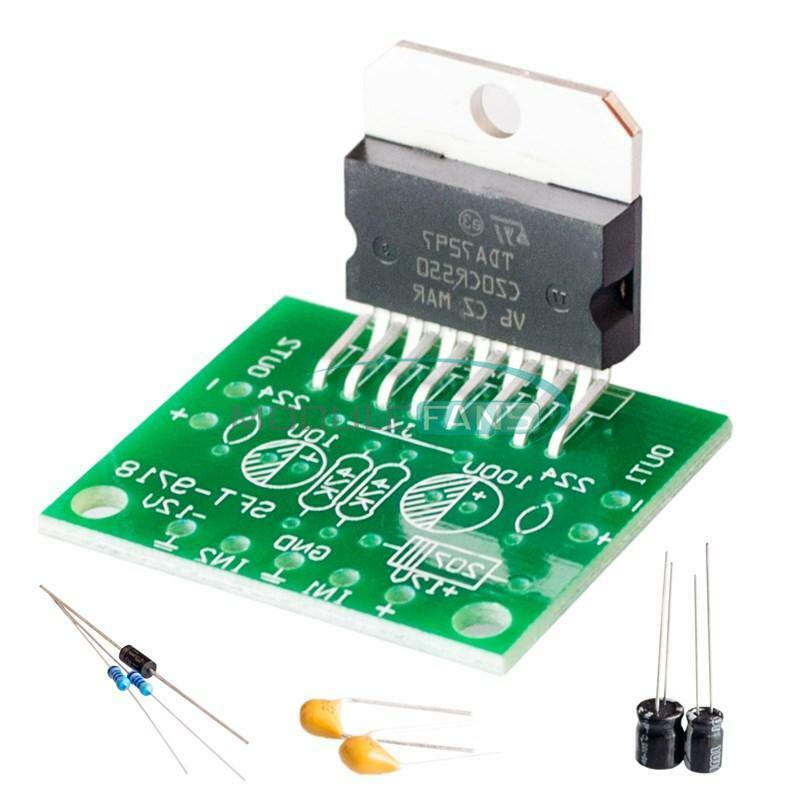 12V TDA7297 15W +15 W Stereo Aduio Amplifier Board MP3 Decoder / Microphone Amp