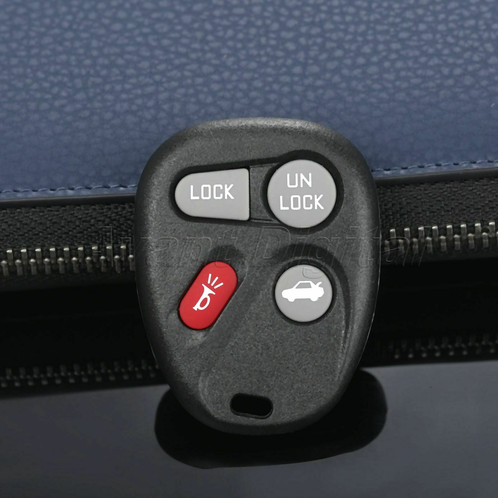 Car Keyless Entry Shell for Buick Chevrolet Replacement Remote Key Fob with Pad