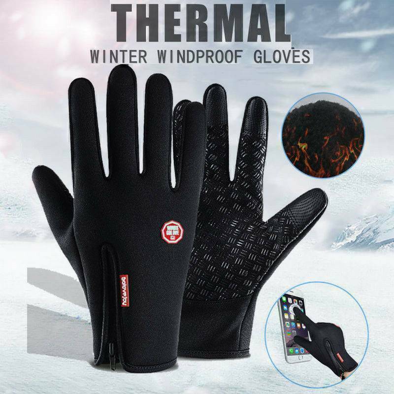 Mens Womens Winter Warm Gloves Windproof Waterproof Thermal Touch Screen Mitten