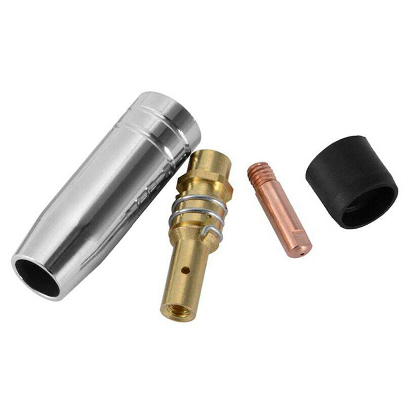 9Pcs/Set 15Ak Mig/Mag Welding Nozzle Contact Tips 0.8X25Mm M6 Gas ConnectorB SJ