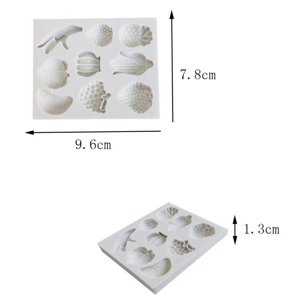 Fruit series silicone mold chocolate mold fondant candy mold cake decor tool DF