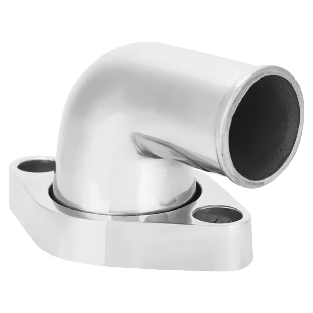 Polished Alloy 90 ° Water Neck Thermostat Housing With