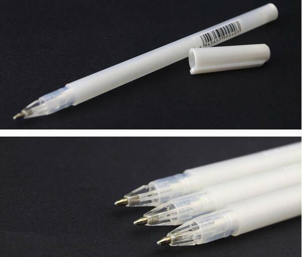 Lot 3Pcs White Gel Ink Marker Pen Painting Craft DIY Art Fine Stationery Supply
