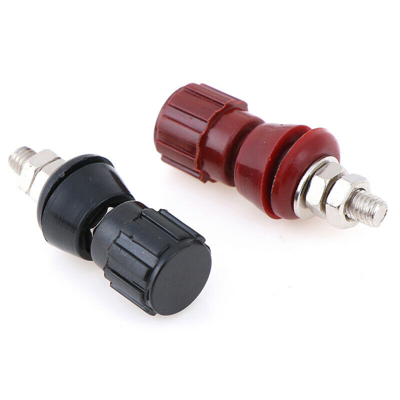 2pcs/set 5mm Red Black JS-107 Copper Posts Terminals  Power Adapter^JP WF