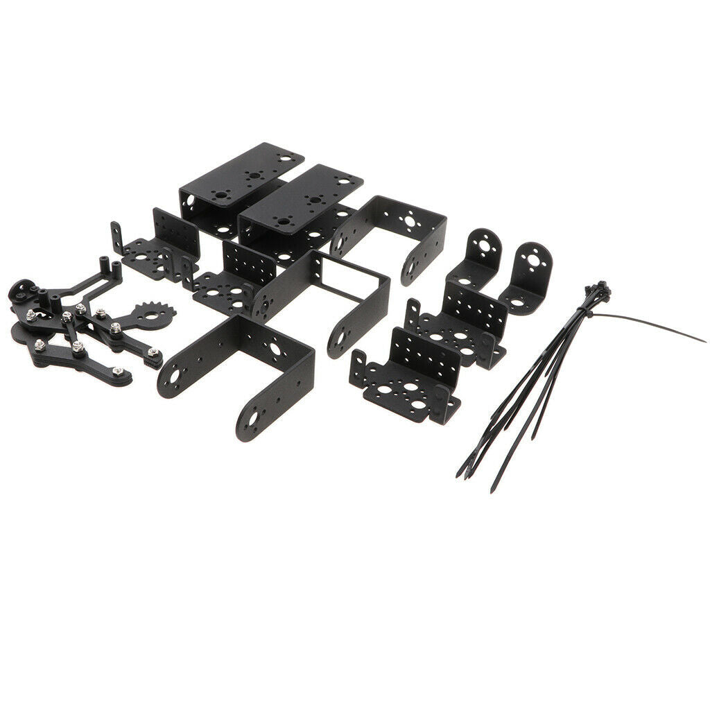 1pc DIY Robot 6-Dof Servo Mechanical Arm Kids Learning Assembly Toys Kits