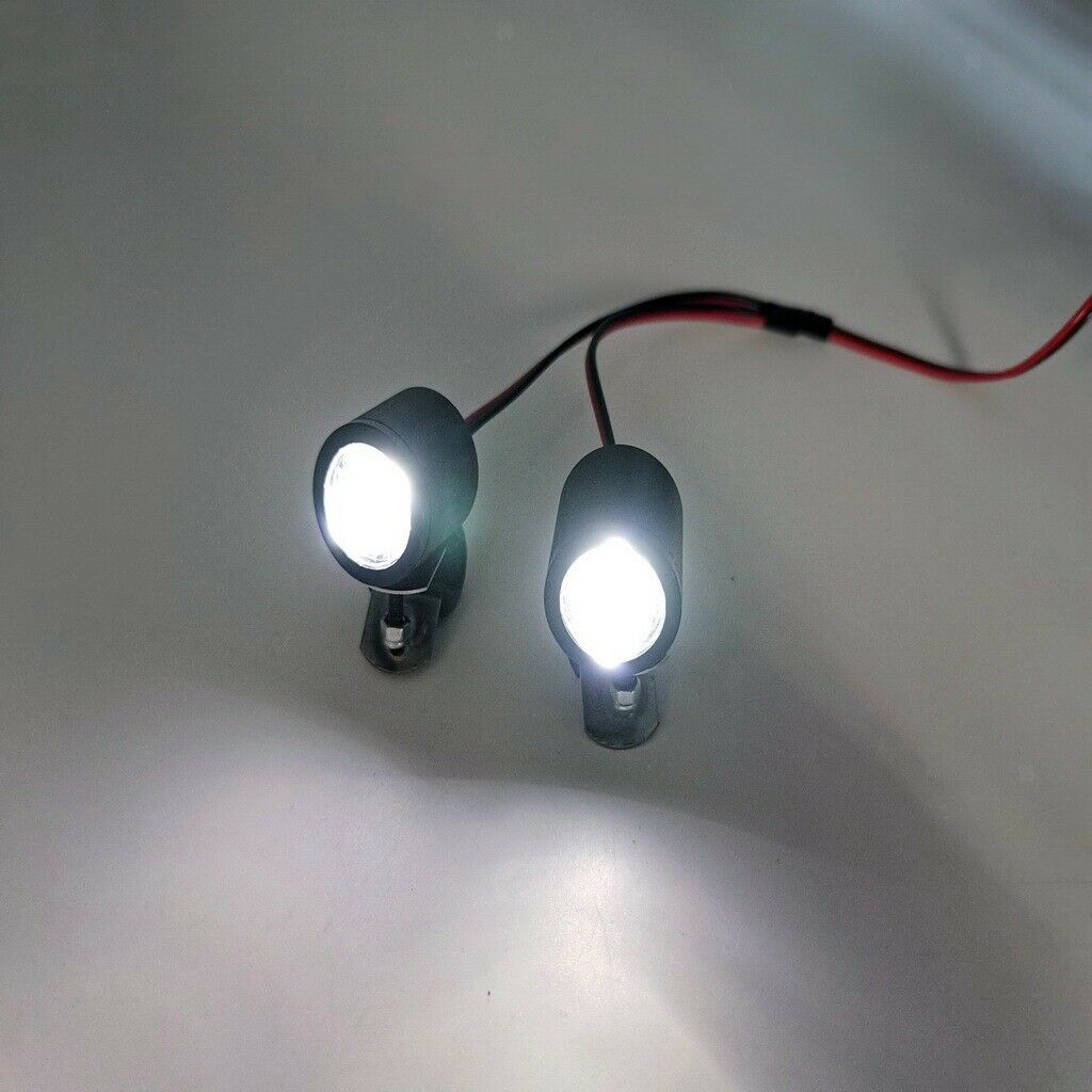 LED Spotlight Headlight Headlamp for 1/7 RC Clawler 1/5 Car Parts Upgrade