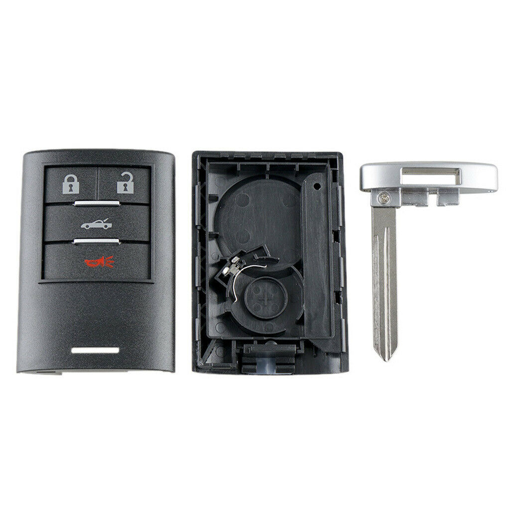 4-Button ABS Plastic Key Shell For Cadillac XLR 2008 2009