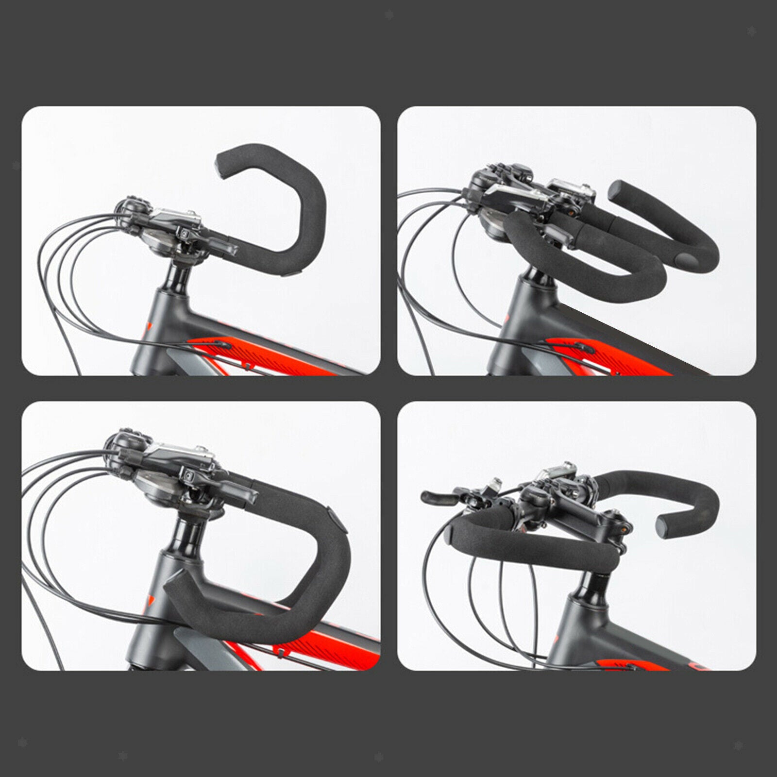 Folding Mountain Bike Butterfly Handlebars Long Distance Cycling Rest Bar
