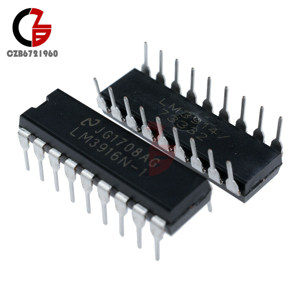 10Pcs LM3916N-1 LM3916N-1/NOPB LED Display Driver IC NSC DIP-18 LM3916N-1
