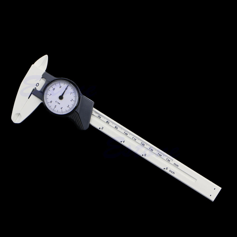 New Dial Caliper 150mm 6inch Vernier Caliper 4Way Gauge Micrometer 0.1mm