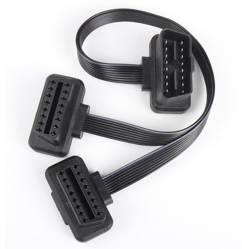 OBD2 16 Pin Male to Female Socket Plug ELM327 Diagnostic Extension Cable Lead
