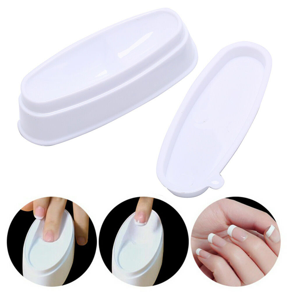 Fashion Nail Dipping French Tray Manicure Mold Nail Dip Container F*ZYCHAU