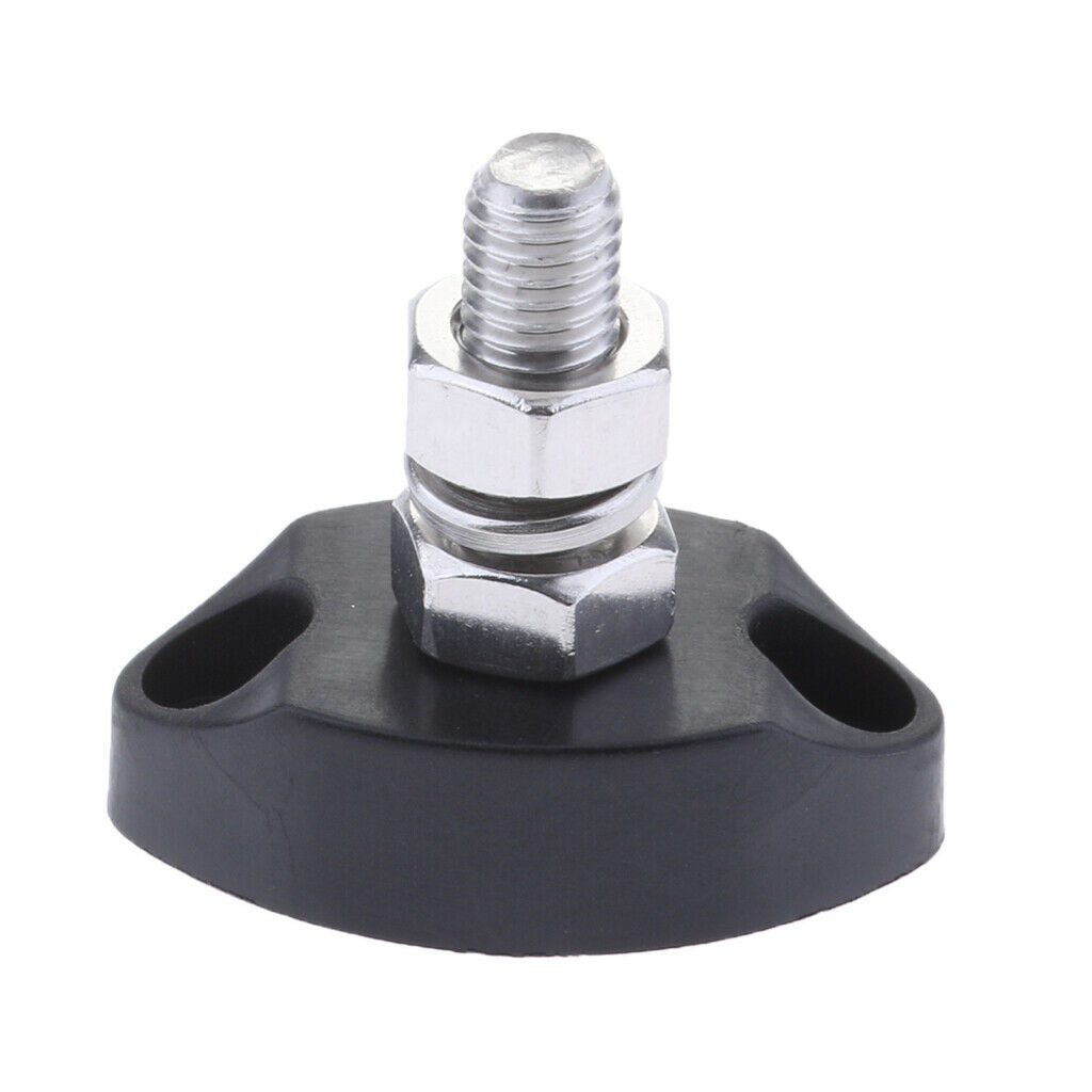 4pcs 1/4 inch 6mm Battery Power & Ground Insulated Stainless Steel Stud