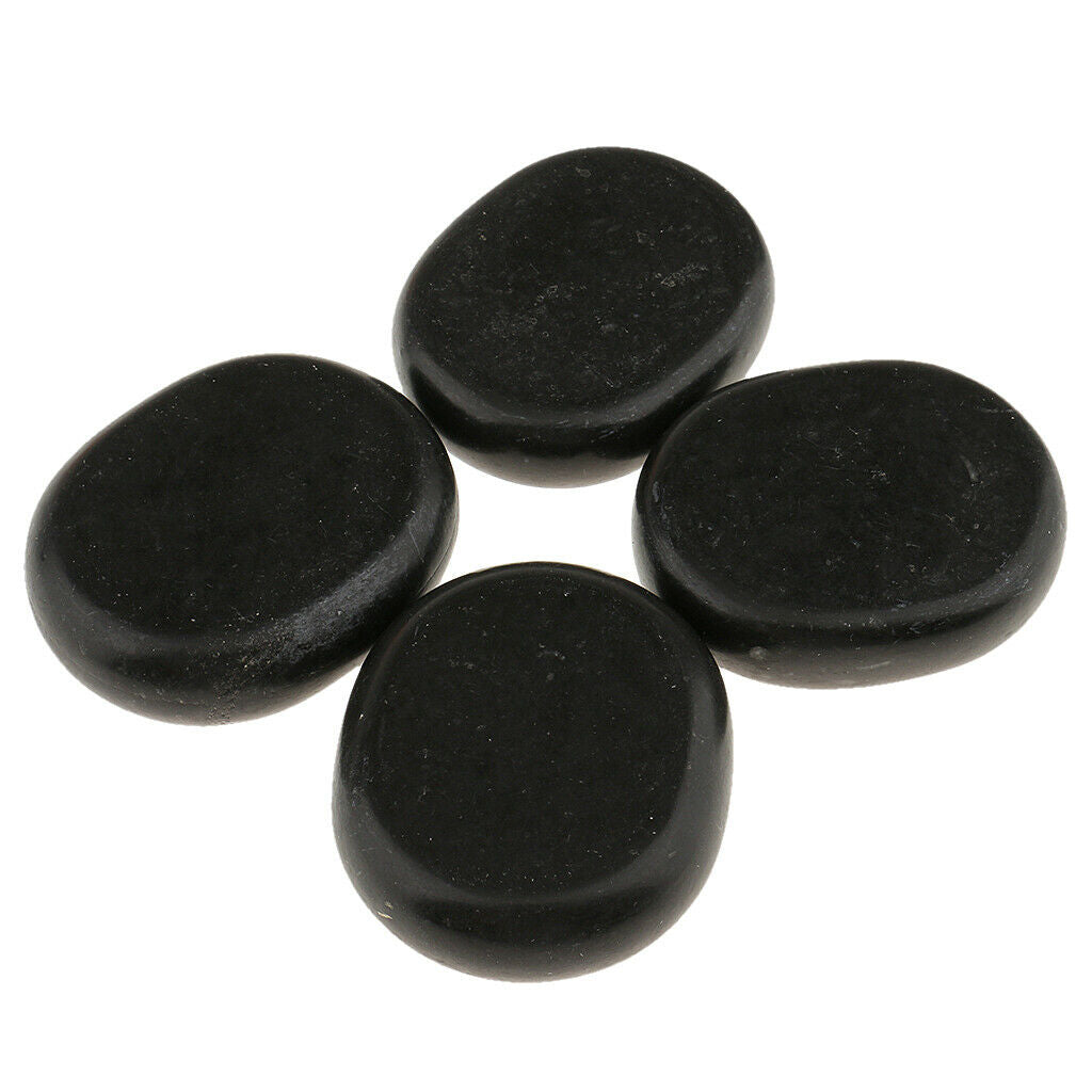 8pcs/ lot Large Hot Spa Rock Basalt Stones Massage   Natural Stone 6*5cm