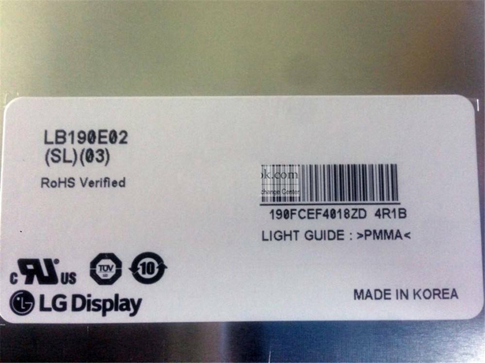 19" LG 1280(RGB)×1024 LCD Screen Panel LB190E02-SL03