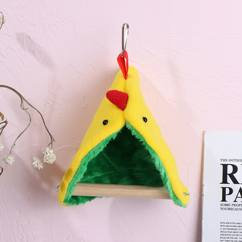 Bird Parrot Nest Soft Plush Bird Parrot Hammock Warm Hanging Bed For Pet .l8
