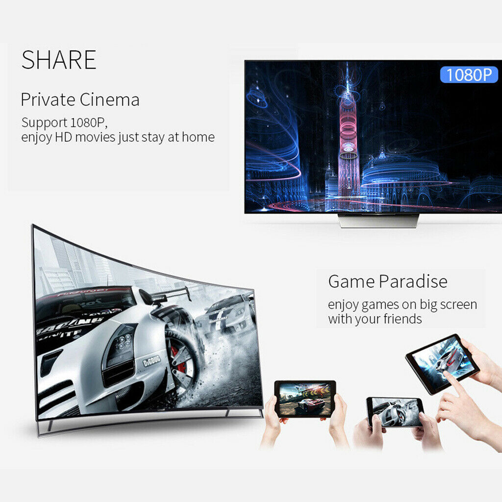G2 Wireless 4K WiFi Display Dongle TV Receiver Adapter Miracast Airplay   .