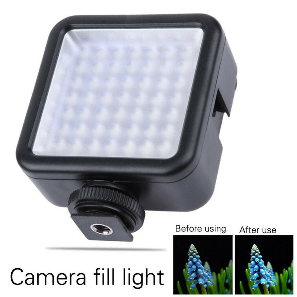 Portable 49 LED Video Light Photo Studio Lighting Lamp For DSLR Camera