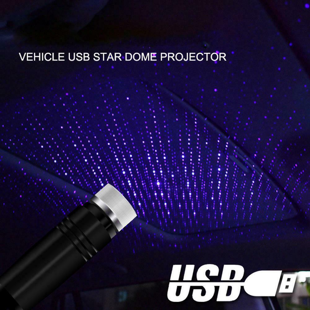 Light Romantic Night Roof Lights Atmosphere USB LED Star Ceiling Lamp Car Shiny