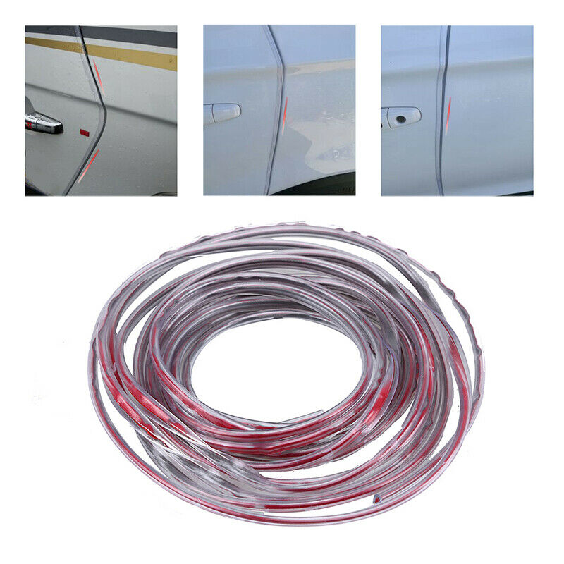 16ft Car Door Edge Trim Molding Guard Scratch Protector Clear Strip Decor Rubber