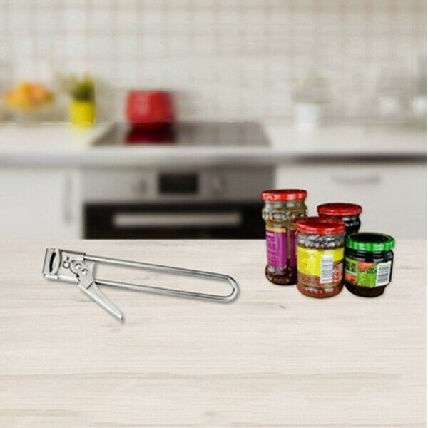 Stainless Steel Opener Adjustable Can Bottle Jar Opener Twist Opening Tool AntD9