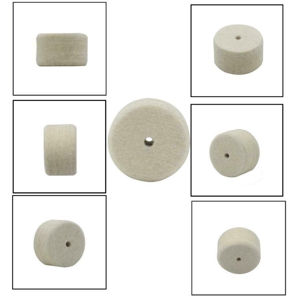 Durable 3Pcs Drum Pedal Beater Hammer Head Wool Felts for Drummer, White