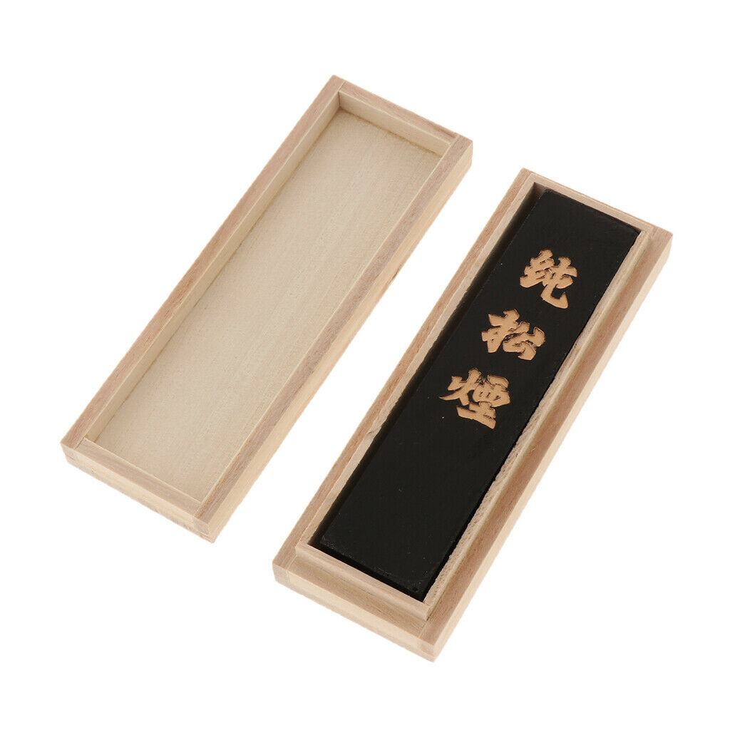 Chinese Drawing Writing Black Ink Stick Block Tool Small Black Pine soot
