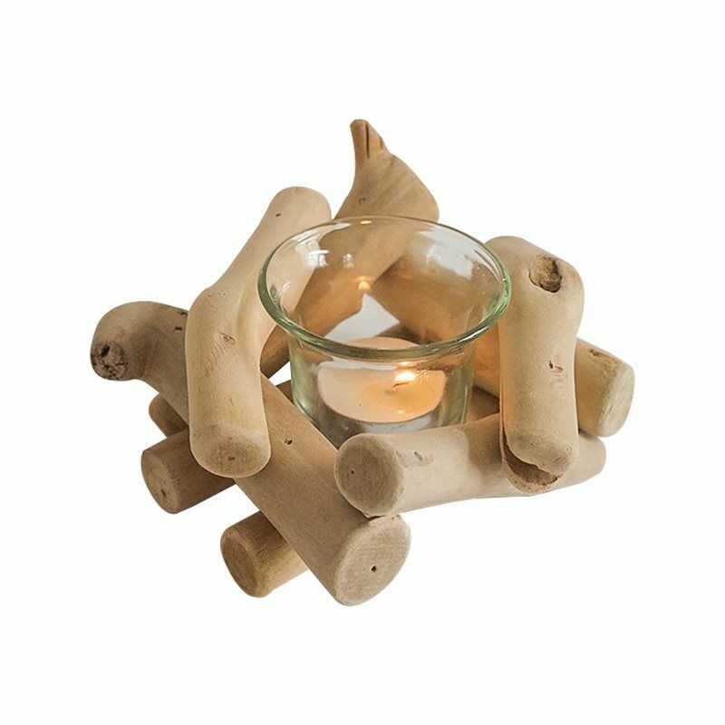Wooden Driftwood Candle Holder Creative Candle Candle Tea Light Holder Stand