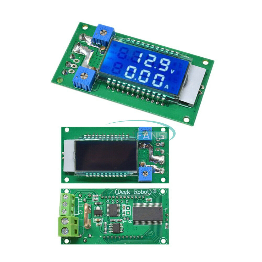 DC5-24V Voltage Current  LCD Display Meter Detection Ammeter Voltmeter 10A