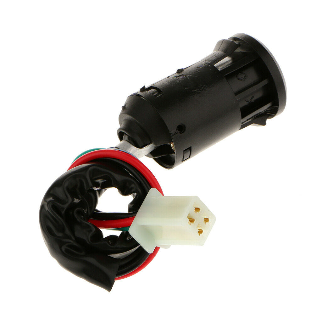 2x Ignition Key Scooter ATV Moped Electric Motorcycle Switch Lock 4 Wire