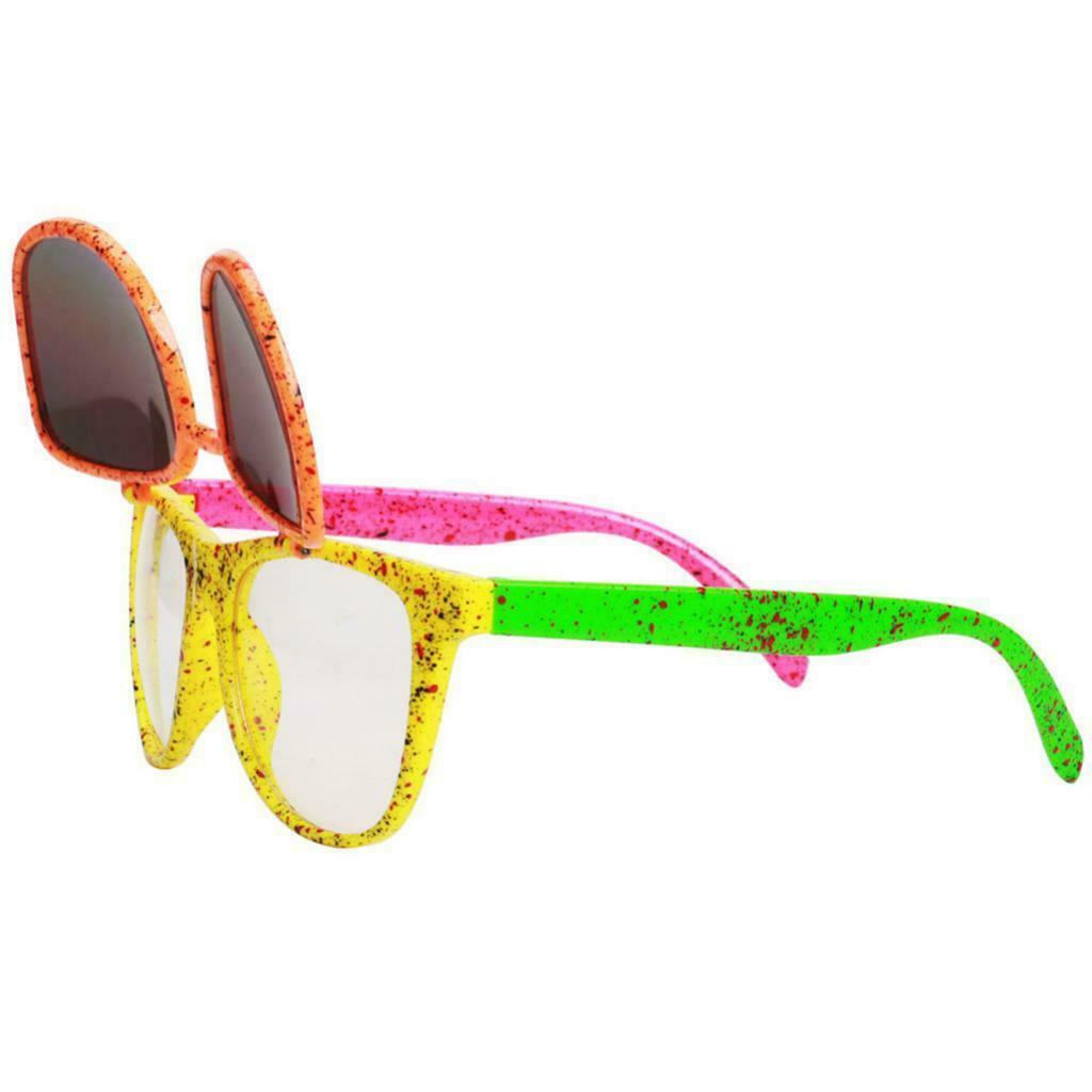 Novelty Up Glasses Party Costumes 80's Neon Sunglasses for Kids Adults