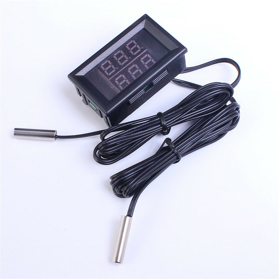 Digital Intercooler Turbo Charger Supercharger Temperature Gauge Sensor Air