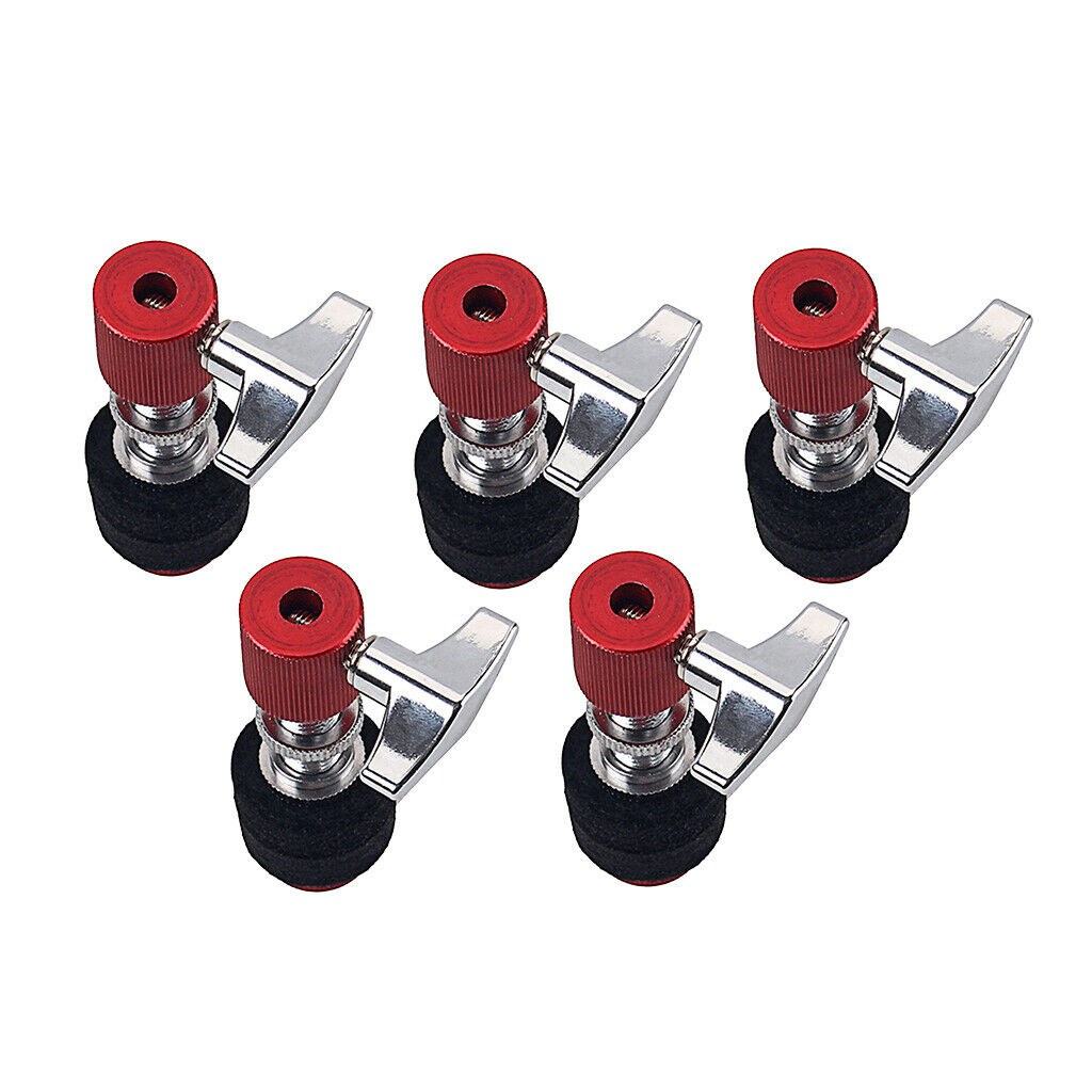 5 Pack Hi-Hat Clutch Metal Made Standard Jazz Drum Percussion Instrumental