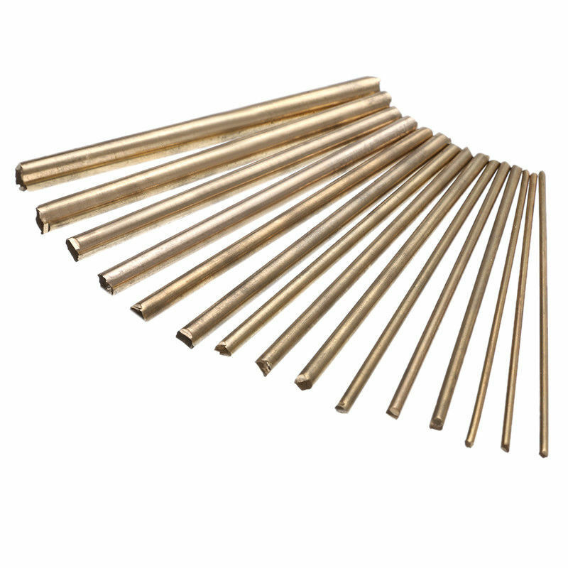 15PCS 2-8mm Golden Brass Rod Bar DIY Watch Tools Craft Parts Watchmaker Lathe