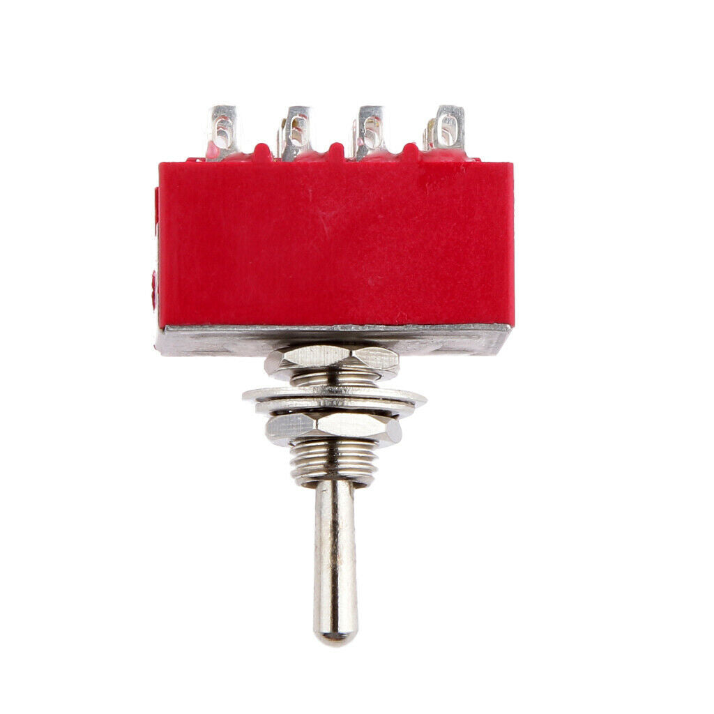 Pressure-sensitive Toggle Switch Changeover Knob 2 Position 12 Terminals On