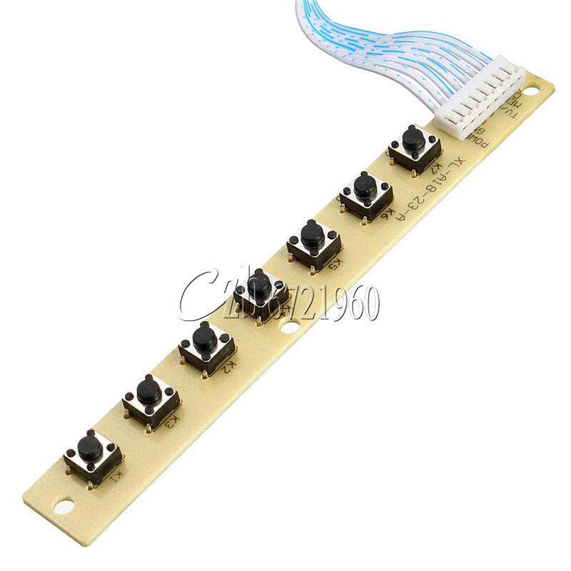 Universal 7 Keys V29 V56 V59 TV Switch Keypad Board With Interface functional