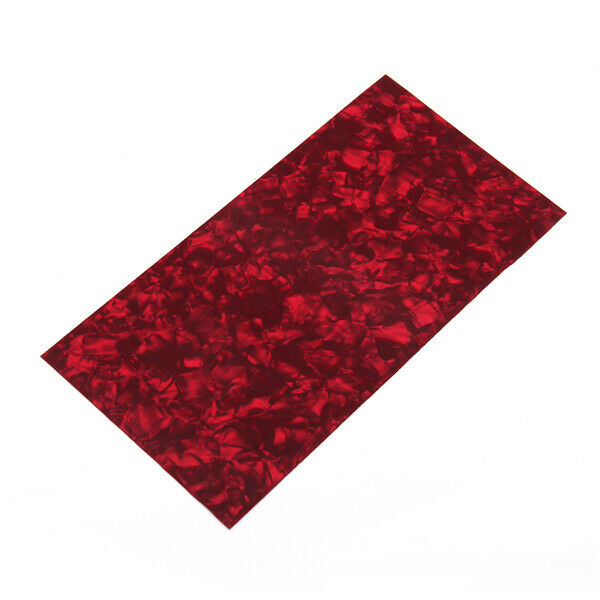 Red Tortoise Shell Celluloid Guitar Head Veneer Shell Sheet Also Jewelry Making