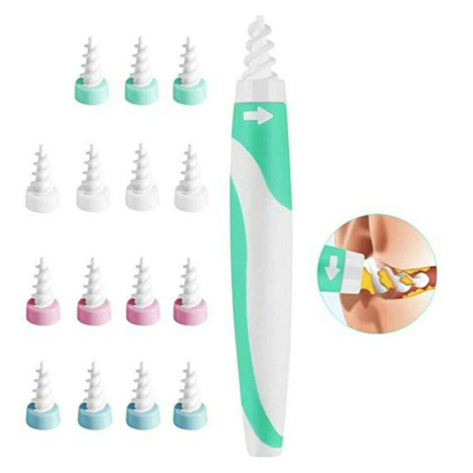 15PCS + EAR WAX CLEANING TOOL QTWIST Q GRIP Q TWIST 2020 HOT