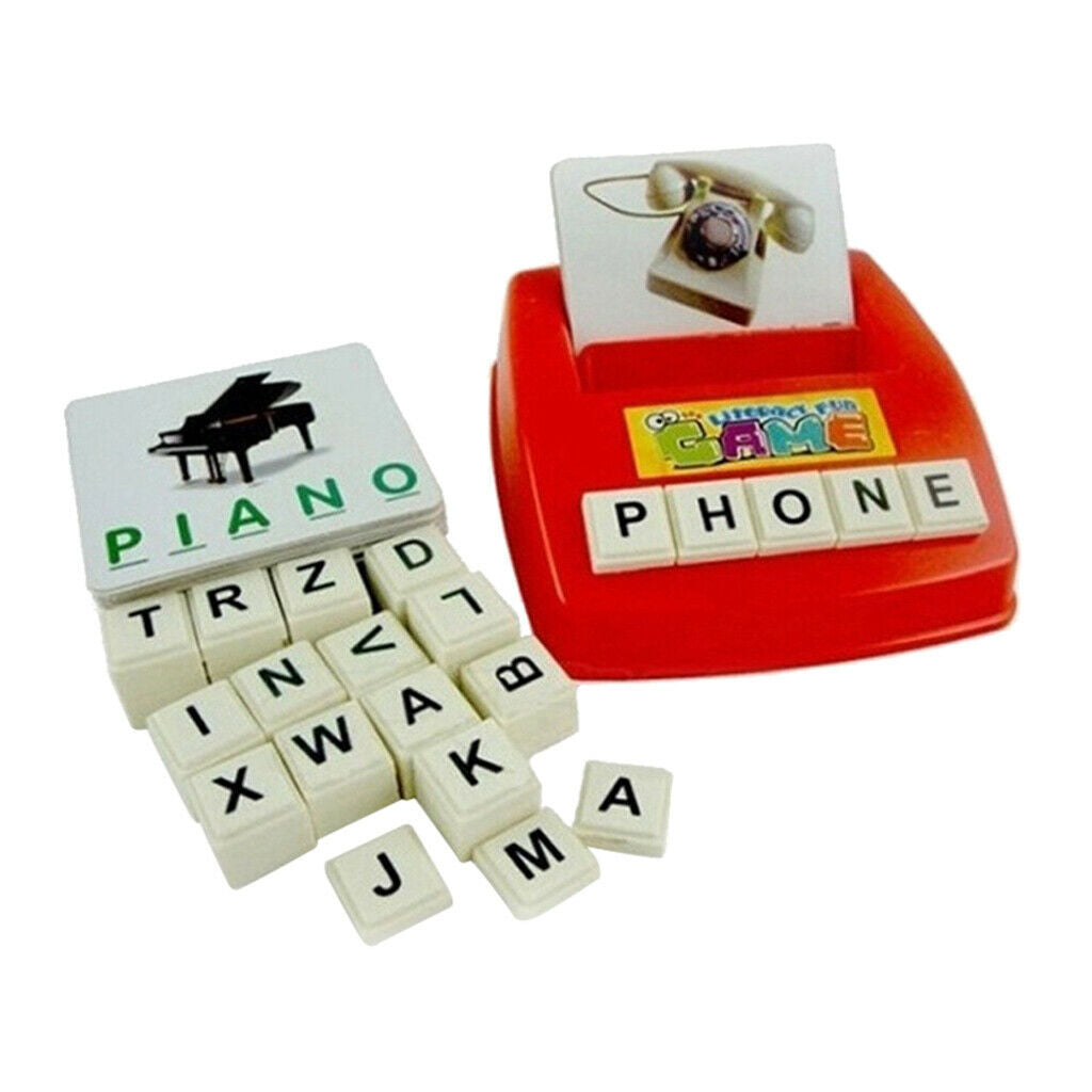 Funny Learning Machine Toys Kids Educational Letters Card 26Letters+30Cards