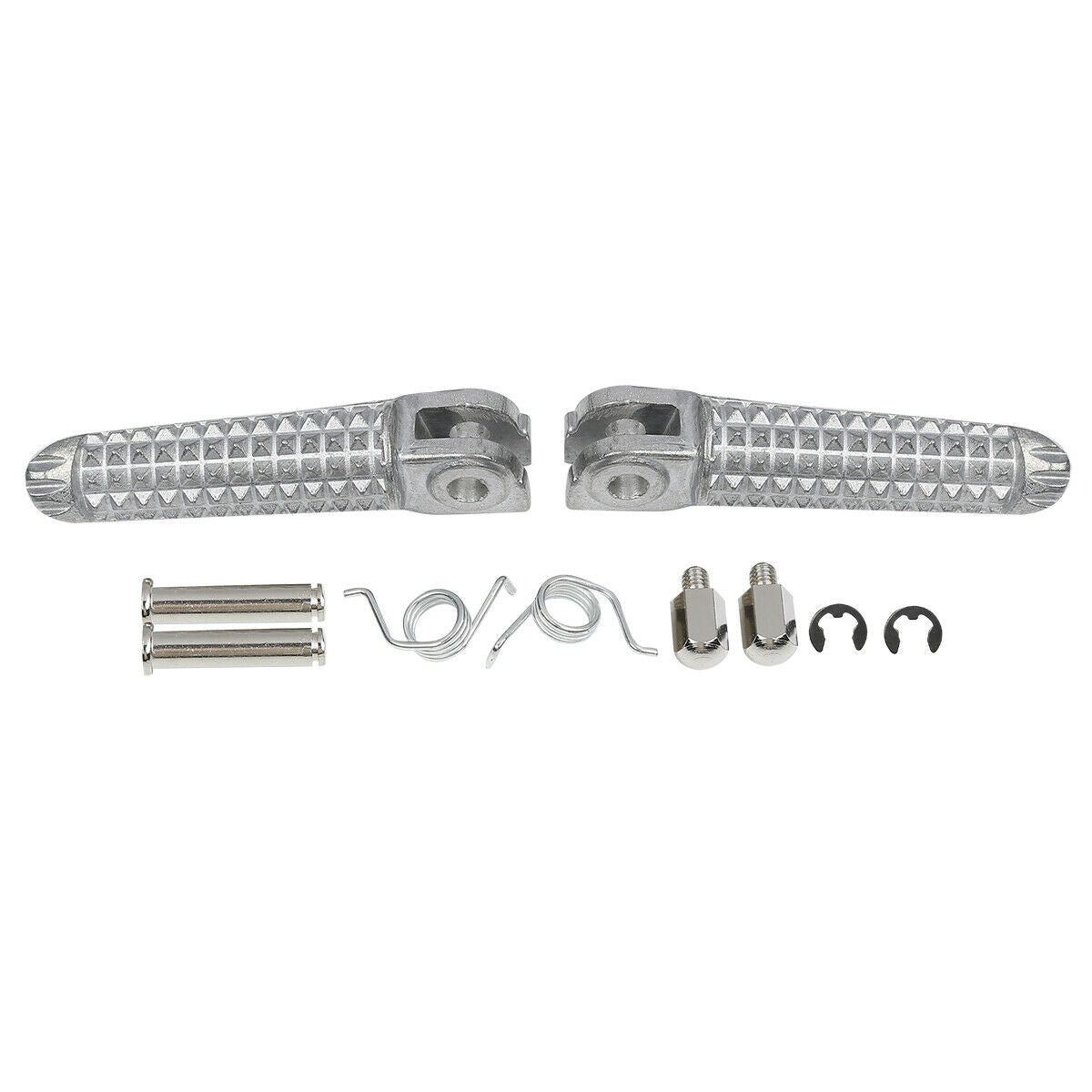 Front Footrests Foot Pegs Fit For YAMAHA YZF R1 R6 YZF600 R6S Black