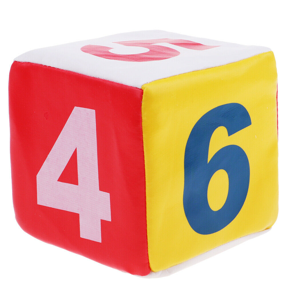 2xSponge Dice Spot Dice Cute Dice Bar Fun Decor Children Playing 1-6 Numbers